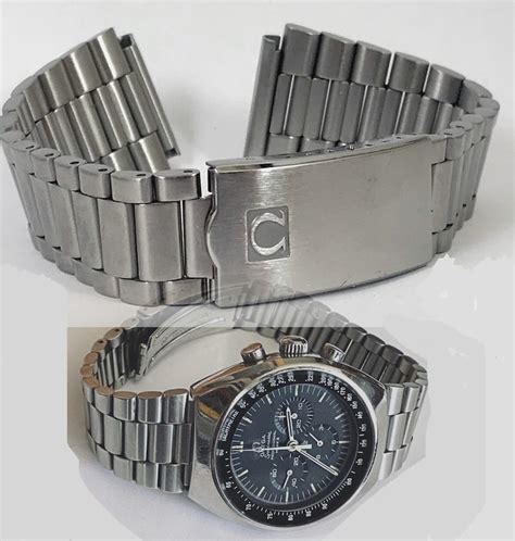 omega speedmaster bracelets|Omega Speedmaster stainless steel bracelet.